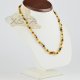 Adults amber necklace flat mix of beads
